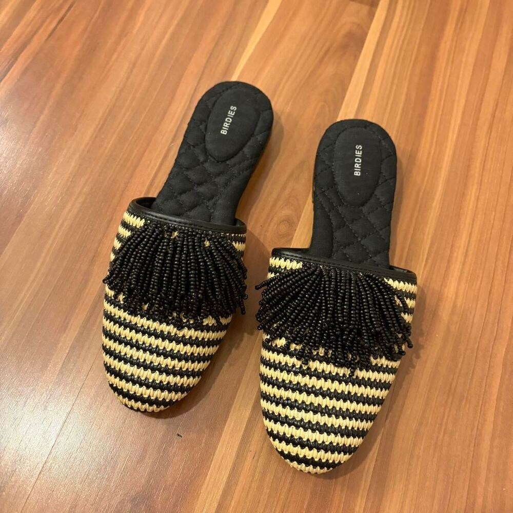 Birdies Black and Tan Slip-On Shoes - Picture 2 of 5